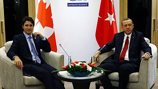 Cumhurbaşkanı Erdoğan ile Kanada Başbakanı Trudeau (arşiv)
