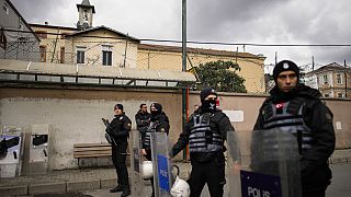 Angriff auf eine Kirche in Istanbul in der Türkei
