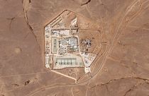 La base militaire connue sous le nom de Tour 22 dans le nord-est de la Jordanie, en octobre 2023, que les autorités américaines ont identifié comme étant le site de l'attaque.