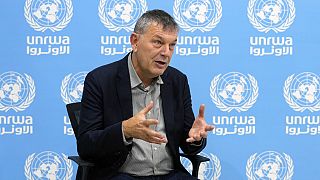 Philippe Lazzarini, comisionado general de la Agencia de las Naciones Unidas para los Refugiados Palestinos (UNRWA), en Beirut, Líbano, el 6 de diciembre de 2023.
