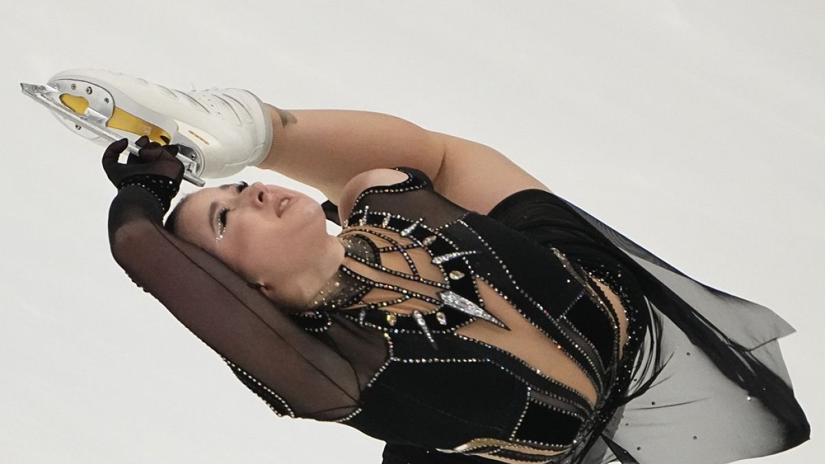 Imagen de la patinadora rusa Kamila Valieva.