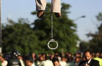 صورة من الارشيف- إعدام رجل غرب العاصمة طهران، إيران، 26 مايو، 2011