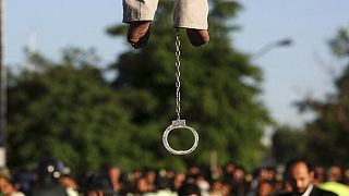 صورة من الارشيف- إعدام رجل غرب العاصمة طهران، إيران، 26 مايو، 2011