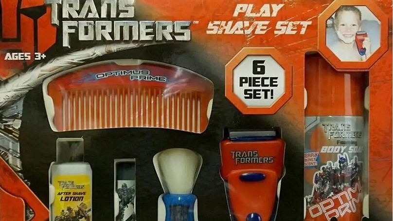 Transformers shaving kit