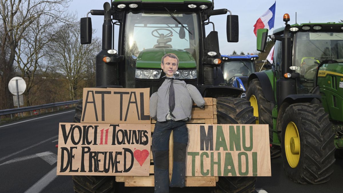 Fransız çiftçilerin eylemi 