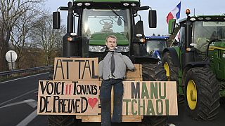 Протесты фермеров во Франции 