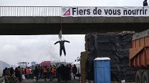 احتجاجات المزارعين في فرنسا.