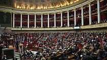 Sesión de la Asamblea Nacional francesa en París el martes 30 de enero de 2024