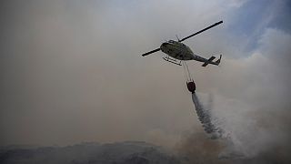 Wildfires force evacuations of South African coastal towns