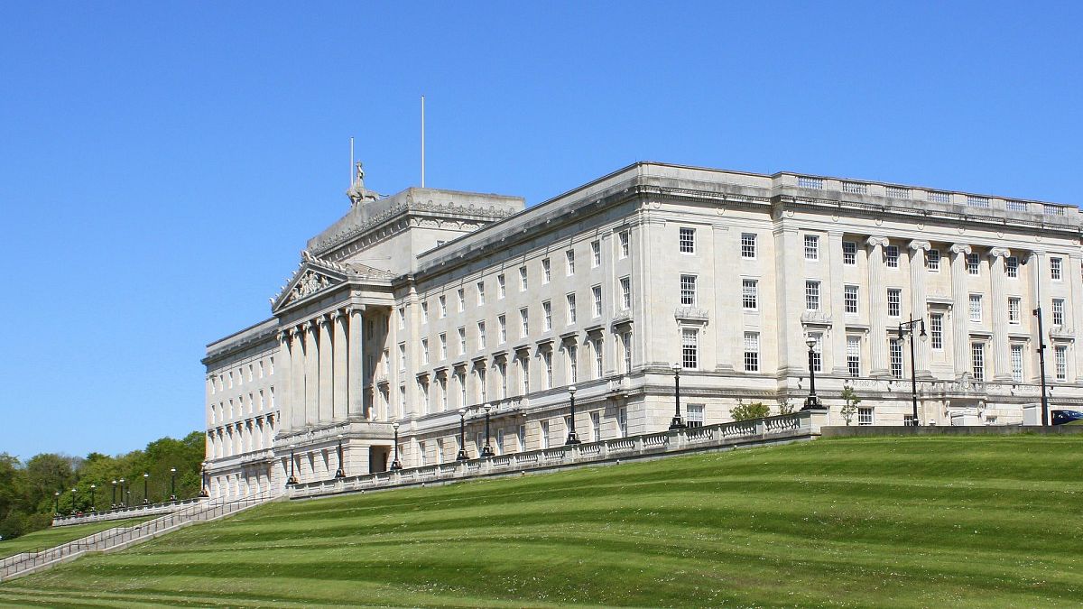 Здание Стормонта - парламента Северной Ирландии - в Белфасте