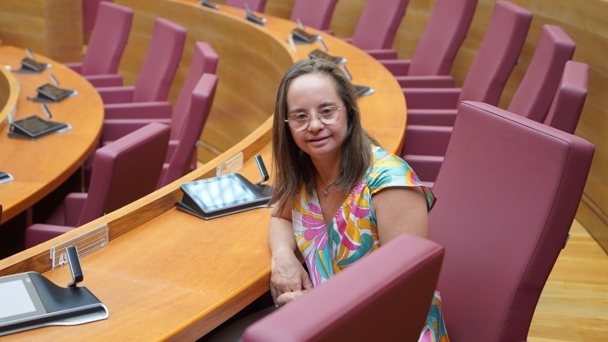 Мар Гальсеран в парламенте Валенсии.