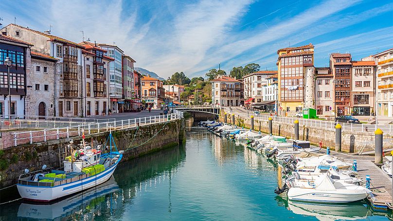 The port town of Llanes.