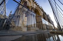 Базилику Святого Марка защитили от наводнений на время реставрации, которая продлится до 2026 года. Январь 2024 г.