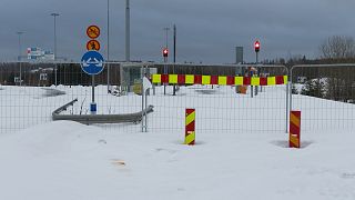 A lo largo de la frontera cerrada entre Finlandia y Rusia