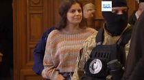 Ilaria Salis en su comparecencia ante el tribunal este lunes