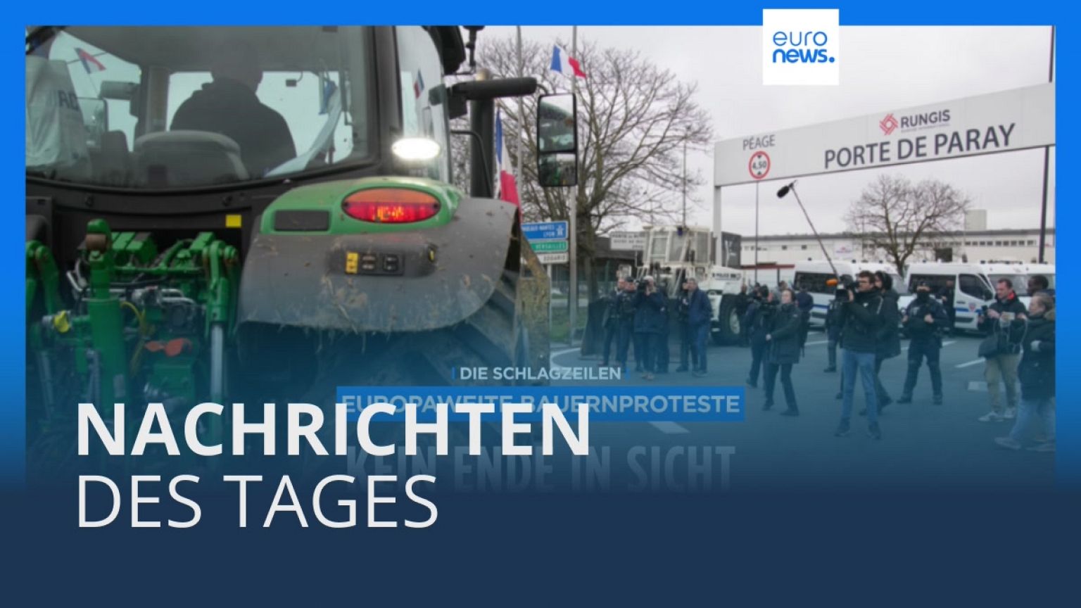 Nachrichten des Tages | 1. Februar - Mittagsausgabe