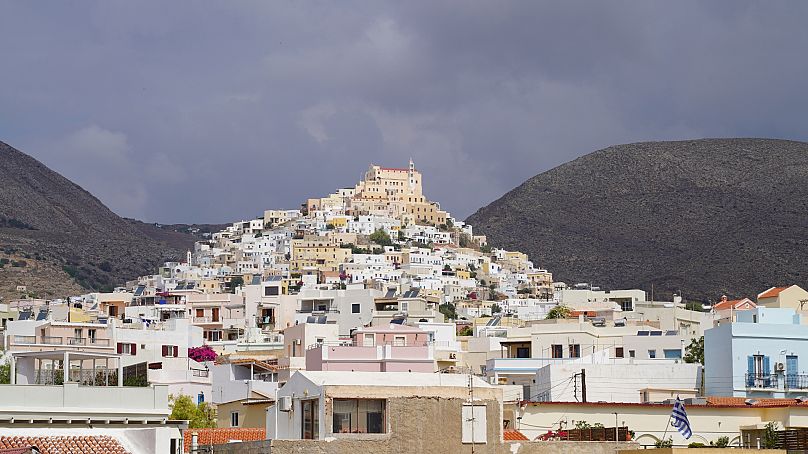 Ermoupoli is the capital of Syros island in Greece.