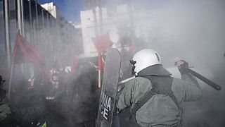 المظاهرات في اليونان