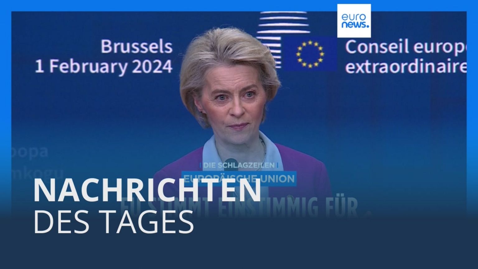Nachrichten des Tages | 2. Februar - Mittagsausgabe