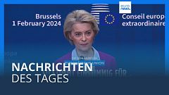 Nachrichten des Tages | 2. Februar - Mittagsausgabe