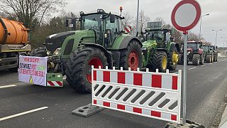 Фермеры блокируют ключевые дороги между Бельгией и Нидерландами