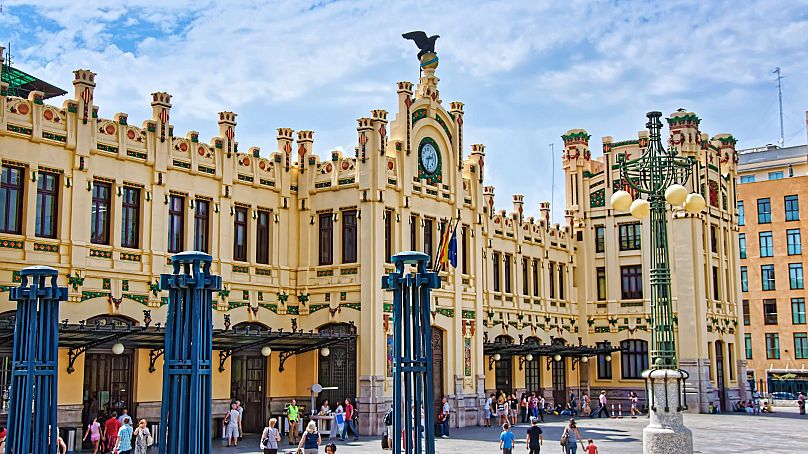 Start your stroll through Valencia’s historic centre at the modernist North Station.