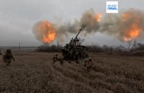 El ejército ucraniano utiliza material militar suministrado por sus aliados. 