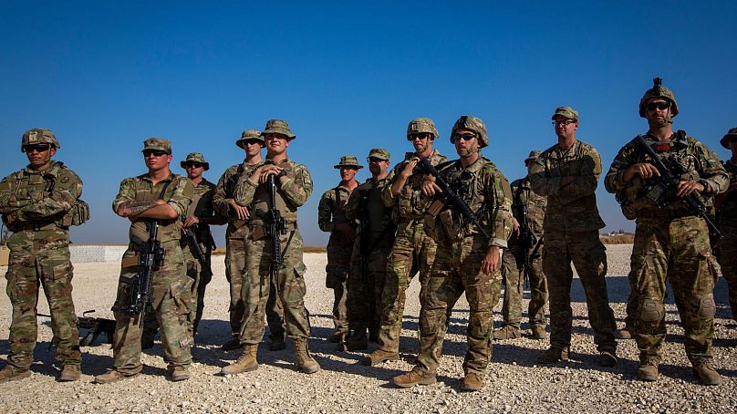 سربازان آمریکایی در پایگاه نظامی ایالات متحده در اردن