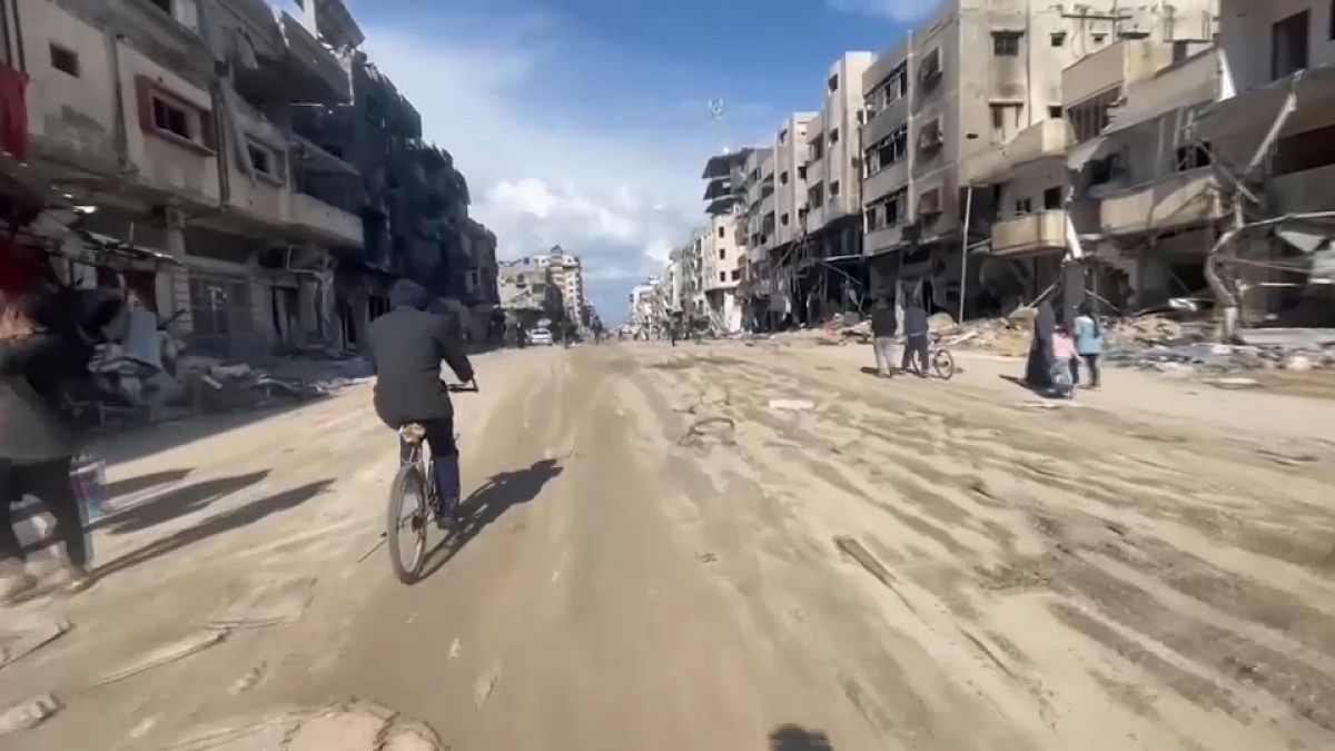 شوارع مدينة غزة