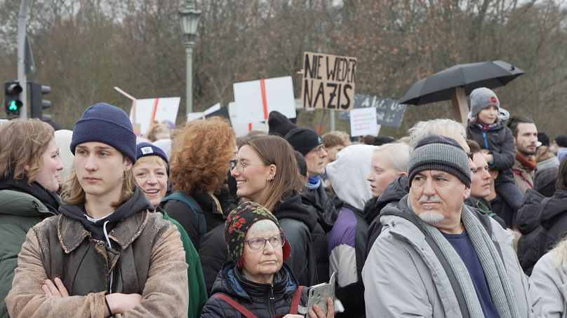 Alle Generationen waren bei der Demo gegen Rassismus in Berlin vertreten.