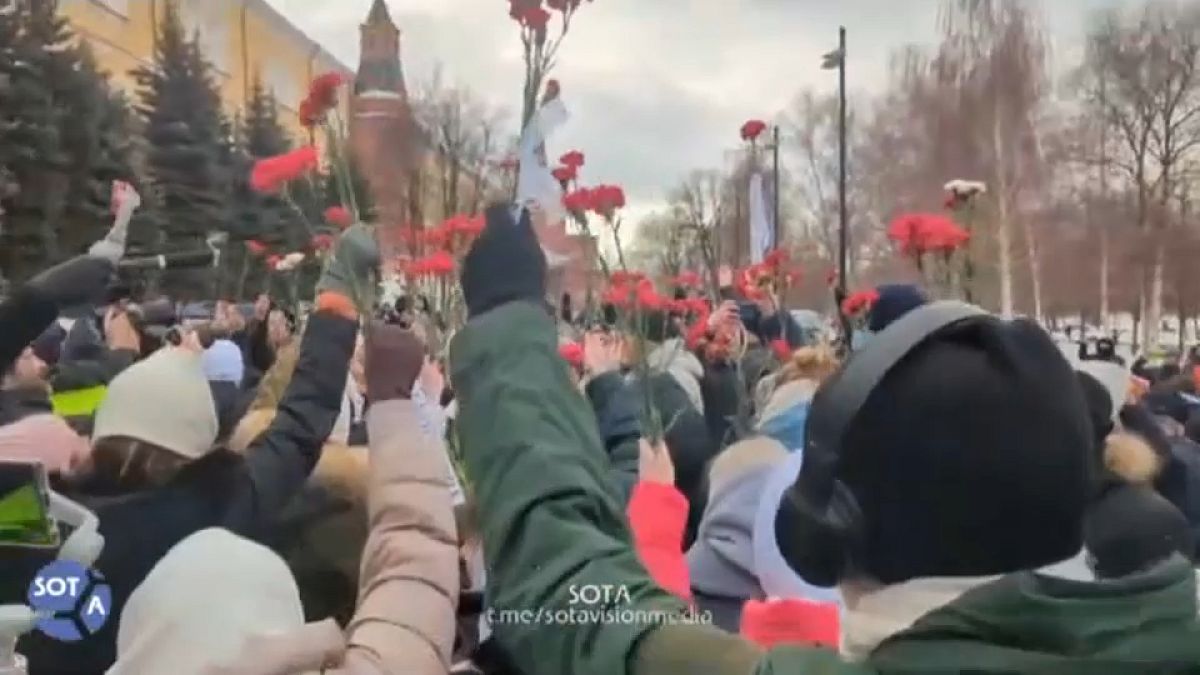 Protestkundgebung mobilisierter Frauen, Moskau