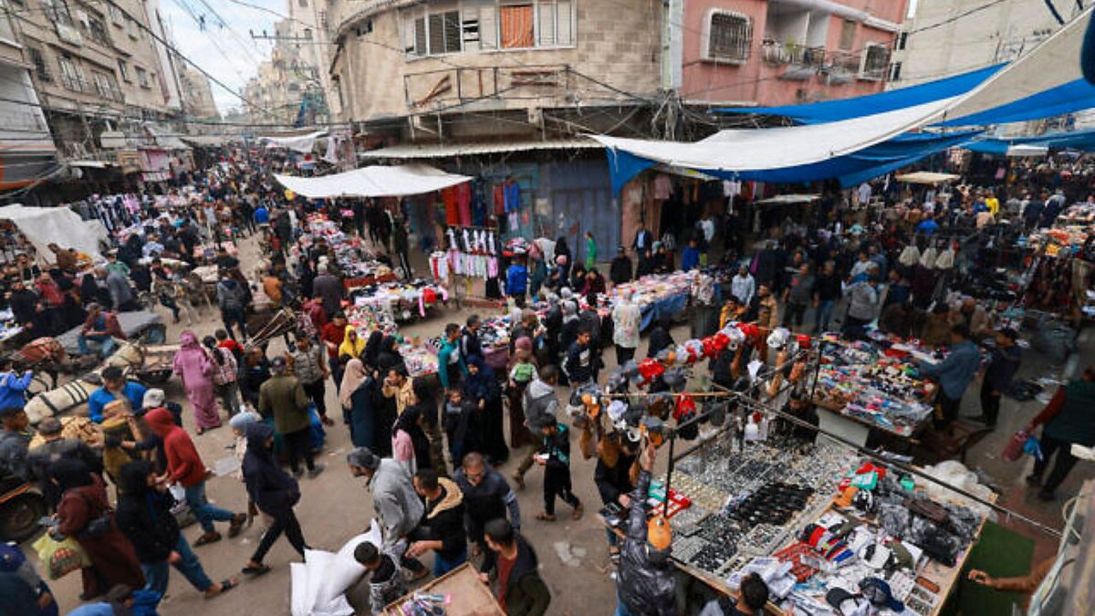 Rafah egyik piaca