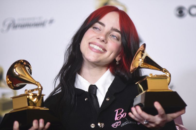 Billie Eilish au gala des Grammy.