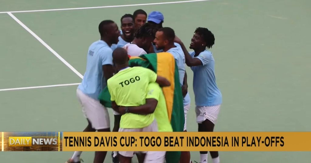 Togo beats Indonesia in David Cup World Group II play-offs