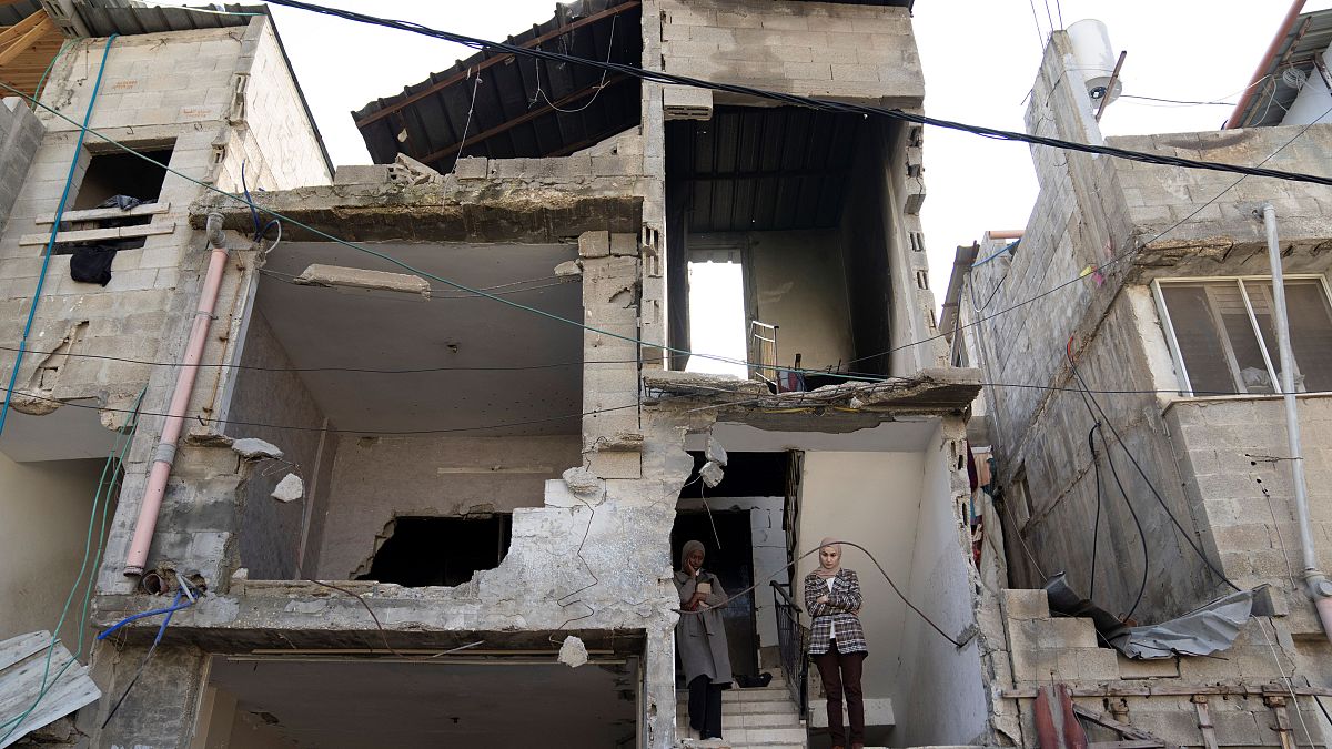منزل مدمر في طولكرم بالضفة الغربية المحتلة