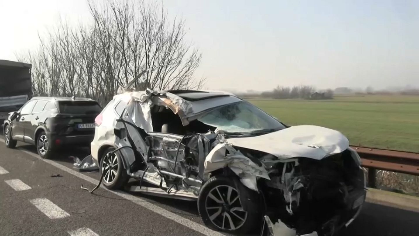 At least 3 killed in car crashes in northern Italy due to thick fog