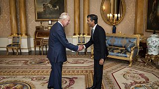 Ο Βρετανός πρωθυπουργός Ρίσι Σούνακ συναντά τον βασιλιά Κάρολο