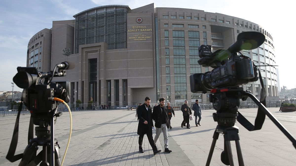 O Caglayan, também conhecido como Palácio da Justiça de Istambul, é um enorme complexo judicial situado no bairro de Kagithane, na zona europeia da cidade
