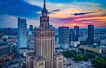 Warsaw has a unique skyline.