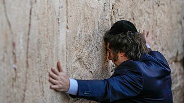 الرئيس الأرجنتيني خافيير مايلي يزور "حائط المبكى" في القدس 