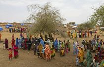 اللاجئون السودانيون جرّاء الحرب الأهلية 