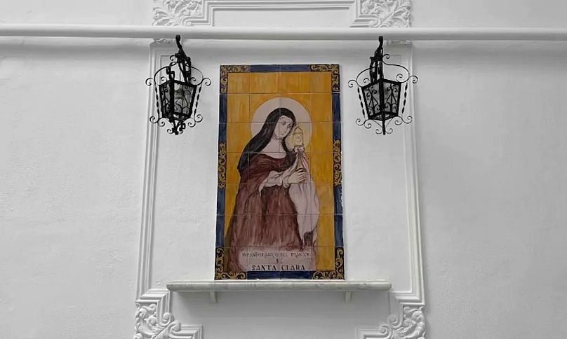Expect to see relgious icons all over the Convent of Saint Mary of Jesus in Seville