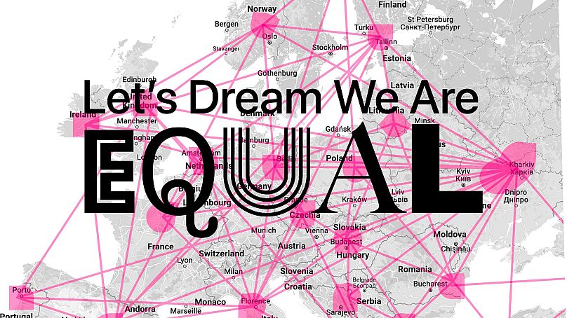 Poster for the transnational project Let’s Dream We Are EQUAL