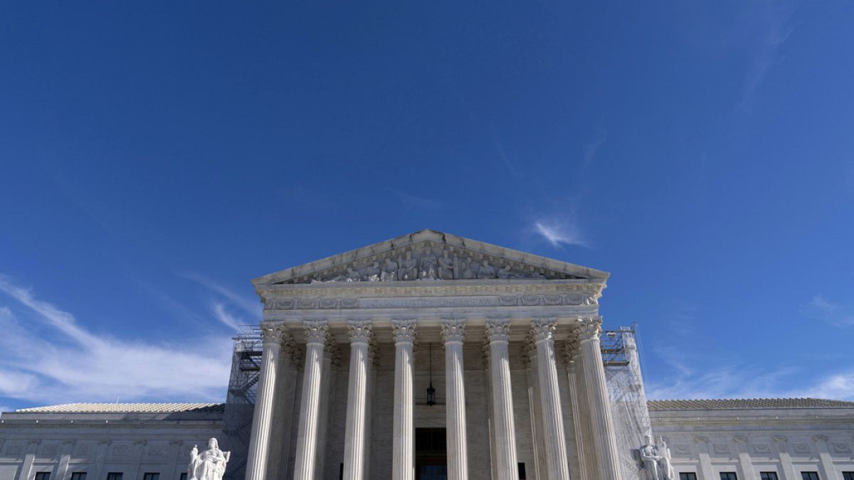 Az amerikai Legfelsőbb Bíróság épülete Washingtonban 