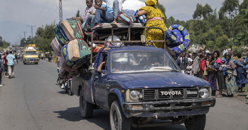 Civilians flee as M23 rebels threaten to take Sake, Goma cities