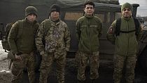 المقاتلون الكولومبيون مع الجيش الأوكراني