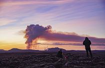 ثوران بركاني في كانون الثاني الماضي في أيسلندا