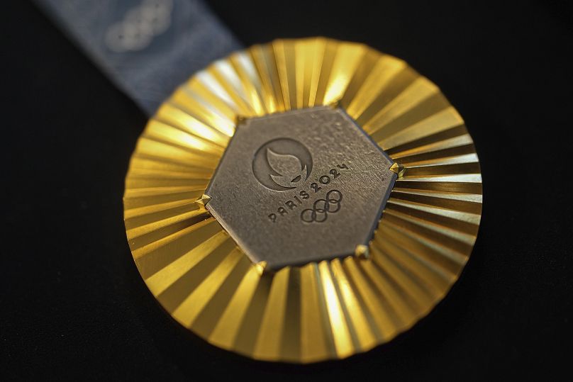 Close up of the 2024 Medals