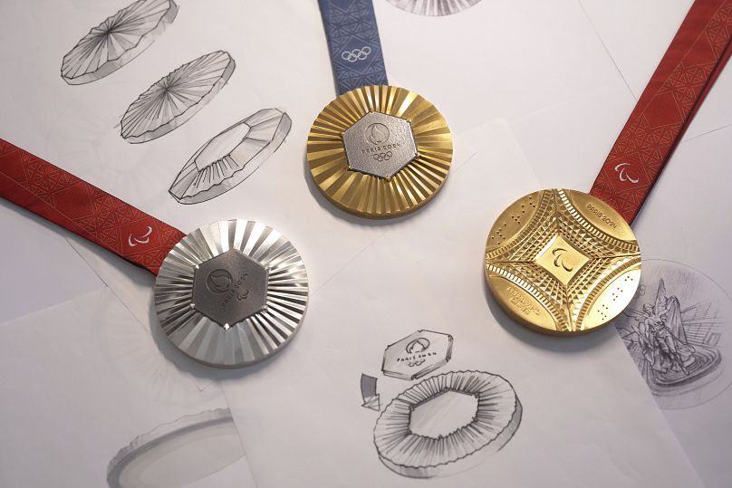 Unique medals that mean winners will take home a piece of French history