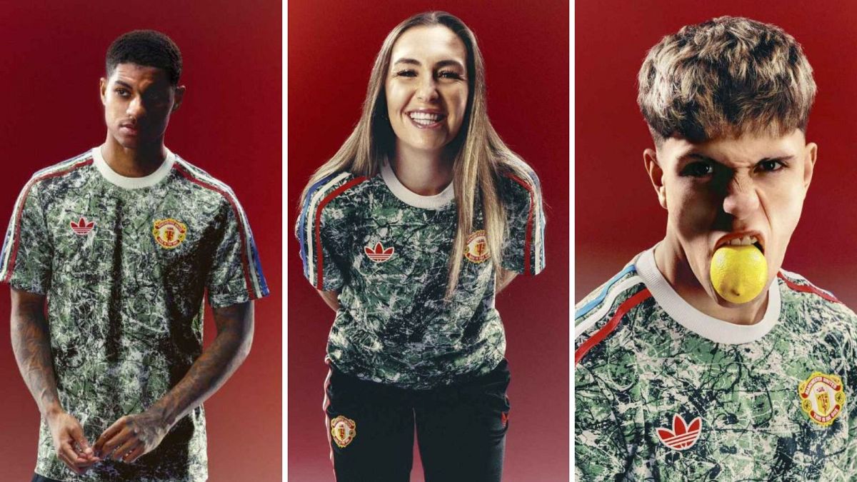 Football club Man Utd and The Stone Roses have launched a new Adidas collection